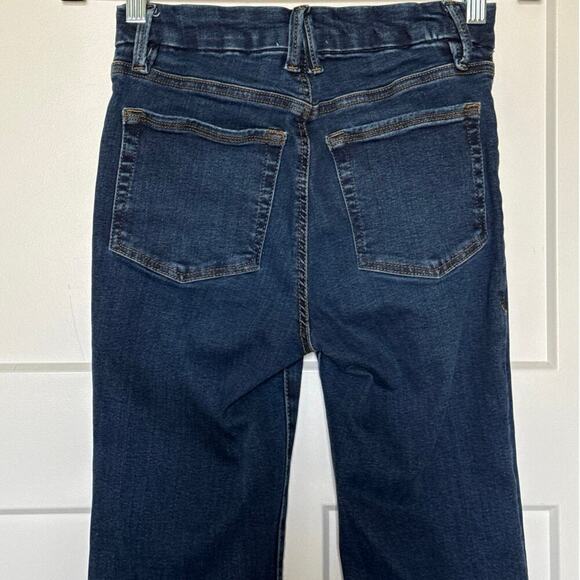 Good American Power Stretch Pull On Flare Denim Jeans Women’s Size M Indigo491 - Picture 7 of 10